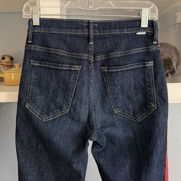 Mother Insider Crop Step Fray Jeans in Speed Racer Size 26 - Picture 4 of 12